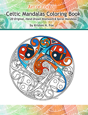 Art of FoxVox Celtic Mandala Coloring Book